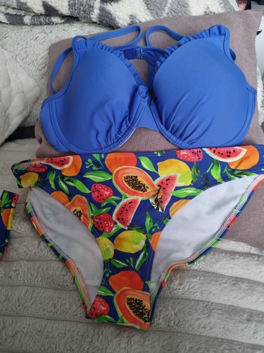 Resort & Matalan Bikini gemischtes Set Damen 38 C Oberteil & 14 Unterteile Neu