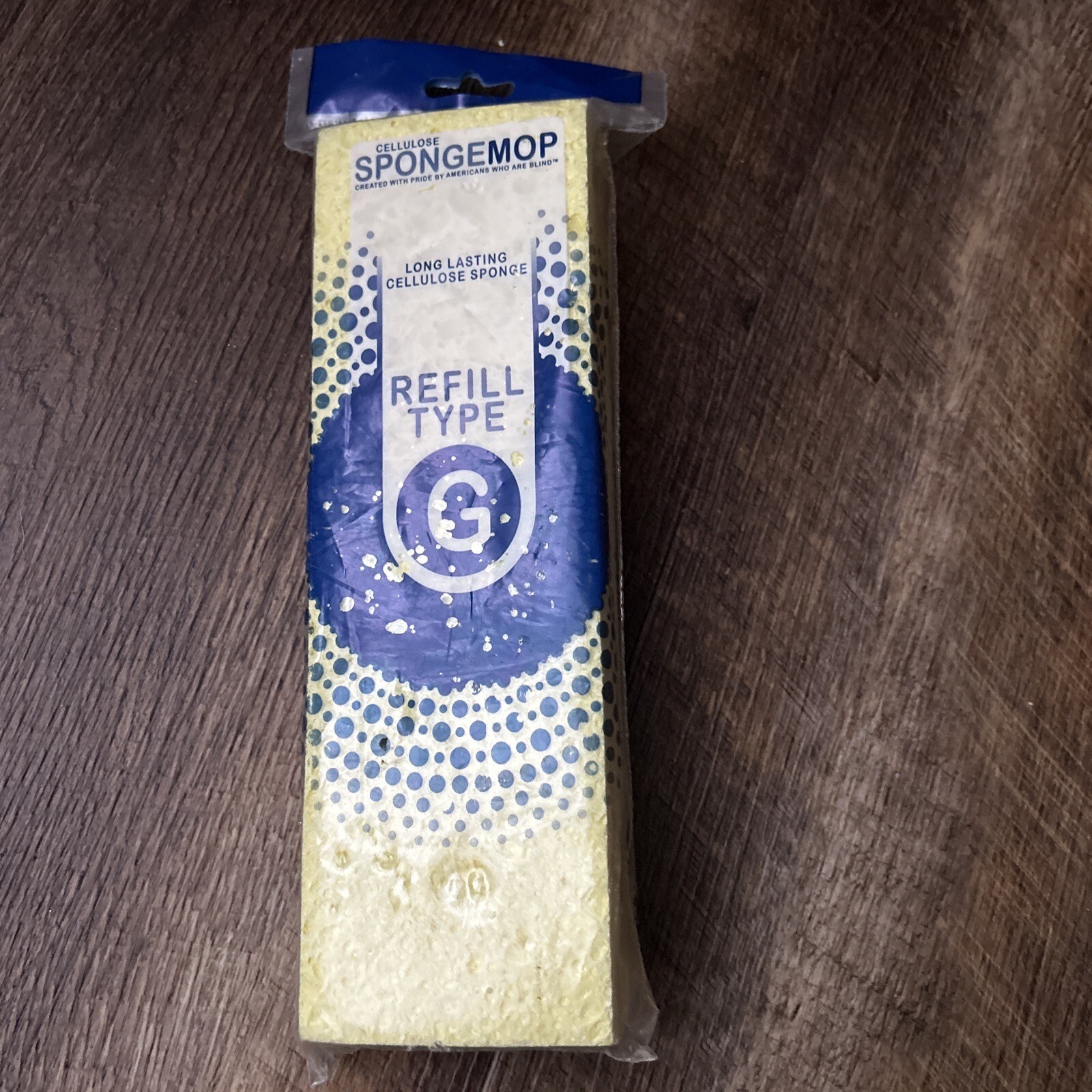 Cellulose Spongemop Refill Type G Yellow Long Lasting Sponge Mop Made