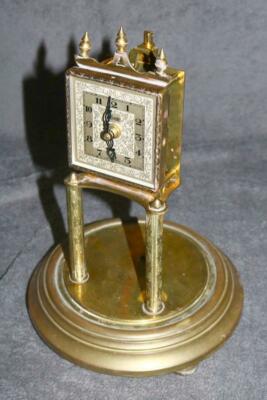 Vintage KUNDO Made GERMANY Clock Mantle Piece Square face Parts Repair ASIS KO