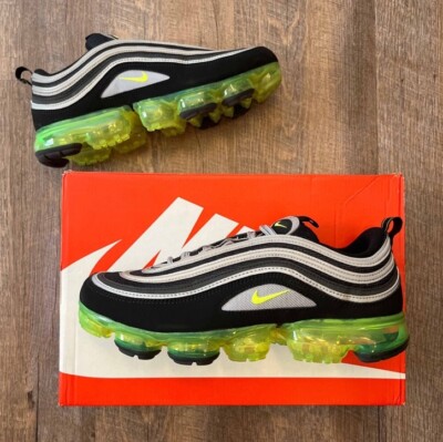 スニーカー NIKE AIR VAPORMAX 97 VOLT NEON Nike Air VaporMax 97 Japan Neon Volt Black Size 10.5 Sneakers w