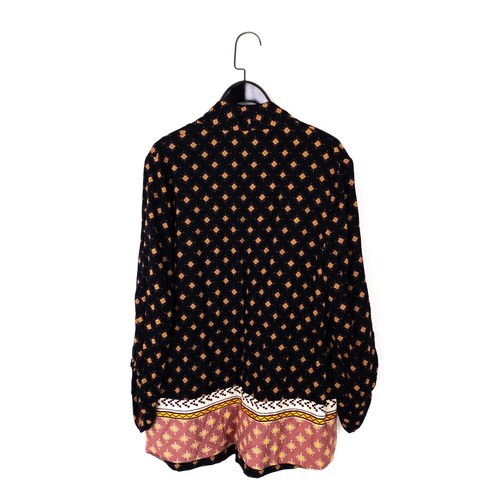 Monsoon Jay Geo Black Multi Ikat Boho Printed Summer Jacket - Size 10 NEW - Picture 12 of 12