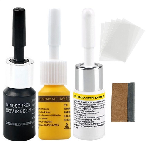Windshield Crack Repair Kit Car Window Glass Liquid Repair for Fixing Chips
