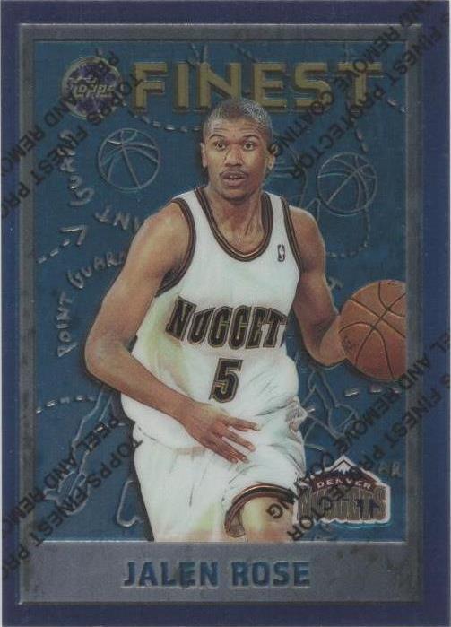 1995-96 Topps Finest - Jalen Rose #85 - 1 of 2