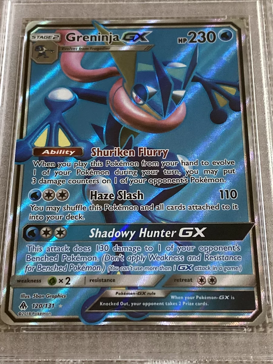 Card Greninja-GX 120/131 da coleção Forbidden Light