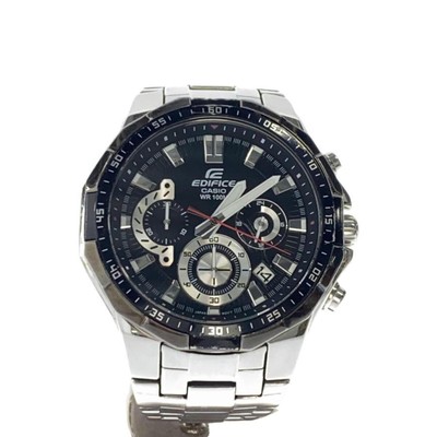 USED CASIO  EFR-554D Black  Case: 5.1 ×4.8cm    Watch #91010