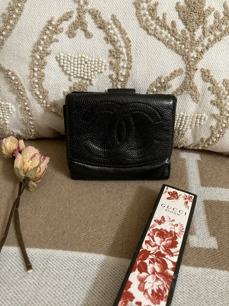 Authentic Chanel Black Wallet On Chain Purse