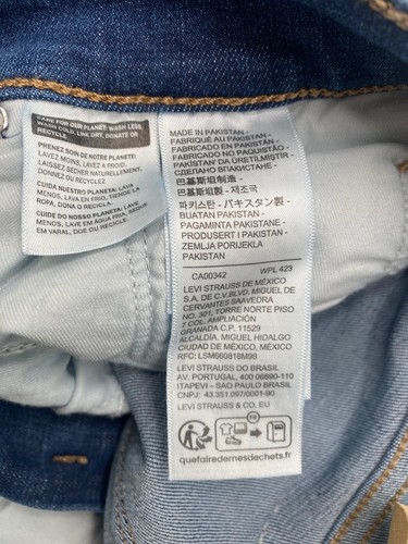Levi's Women's 311 Shaping Skinny Mid Rise Stellar Strech Jeans Multiple Sizes - Picture 6 of 57