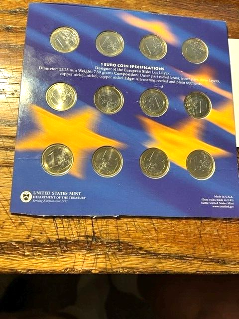 ◆Euro Program 2002◆欧州旧紙幣・硬貨コレクション12ヵ国 2002 Euro Coin Group of 12 BU #19372 | eBay