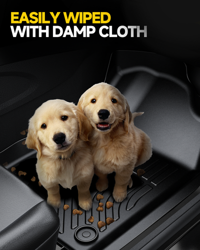 Alfombrillas delanteras aptas para Hyundai Santa FE 2021-2023 no híbridas impermeables - Imagen 6 de 7