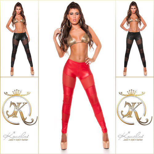 Sexy leggings Koucla con insertos de red, talla S/M & M/L - Imagen 1 de 1