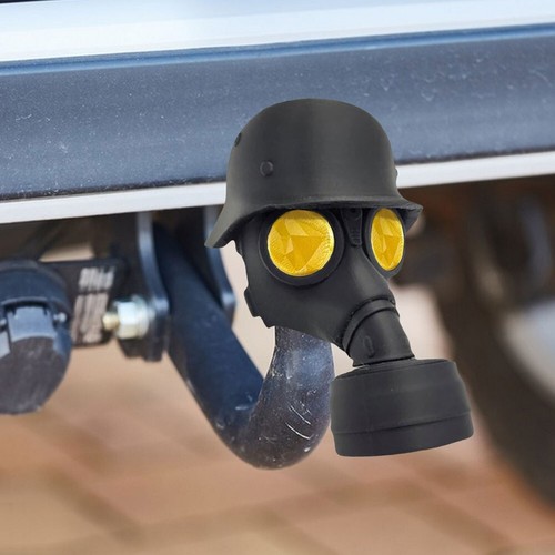 Fun Gasmaske Helm Anhänger Anhängerkupplung Abdeckkappe für Auto Wohnwagen Deko - Bild 110 von 133