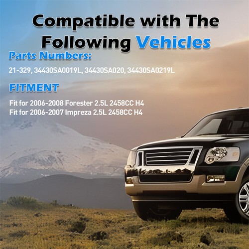 Power Steering Pump w/ Pulley & Sensor For 2006-2008 Subaru Forester 2.5L 21-329 - Picture 3 of 8