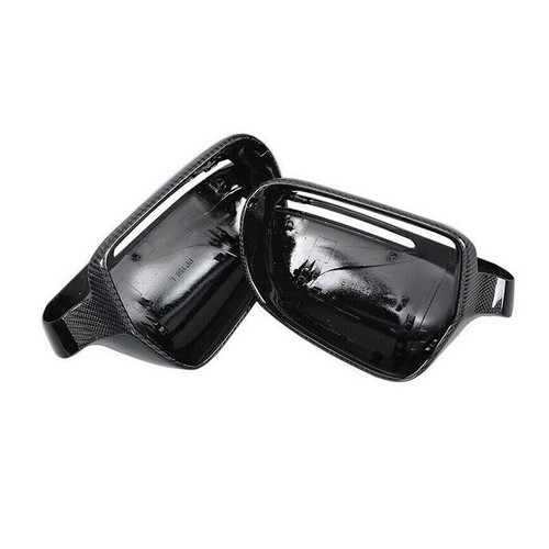Carbon Fiber Rearview Mirror Cover Cap For Audi A3 A4/S4 RS4 B8 2009-2013 Add-on - Picture 8 of 10