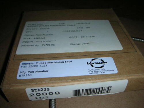 BANNER ENGINEERING 20008, BTA23S Diffuse Mode Bifurcated Glass Fiber 36" Sensor - Picture 3 of 8