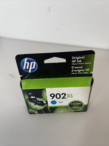 HP 902XL Cyan Ink Cartridge Exp 04/21 - New ,sealed box - Picture 1 of 3