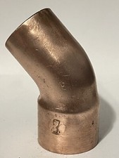 Mueller 1 1/4" Copper Street 45 Degree Elbow Pipe Fitting FTG x C Sweat