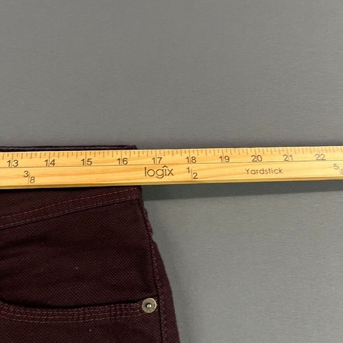 BRAX Feel Good Pants Mens 33x32 Burgundy Red Cooper Regular Straight Chino - Picture 6 of 15