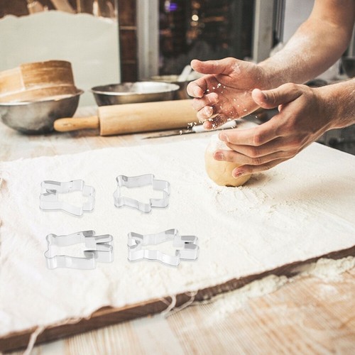4 Pcs Ausstecher-Set Kind Süße Keksformen Plätzchenformer Zum Backen - Bild 11 von 12