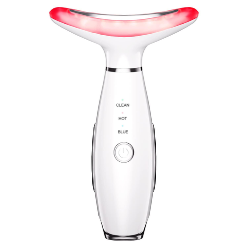 3-in-1 Beauty Massager for Face & Neck, LED, Thermal & Vibration Skincare Tool - Bild 9 von 11