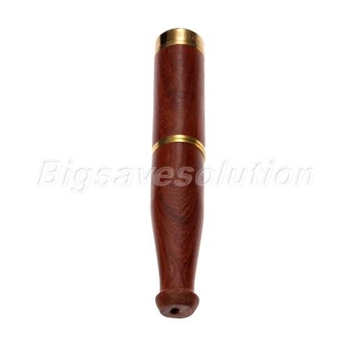 Classic 85mm(L)x13mm(Dia.) Copper Santos Rose Wood Filtering Cigarette Holder - Picture 2 of 10