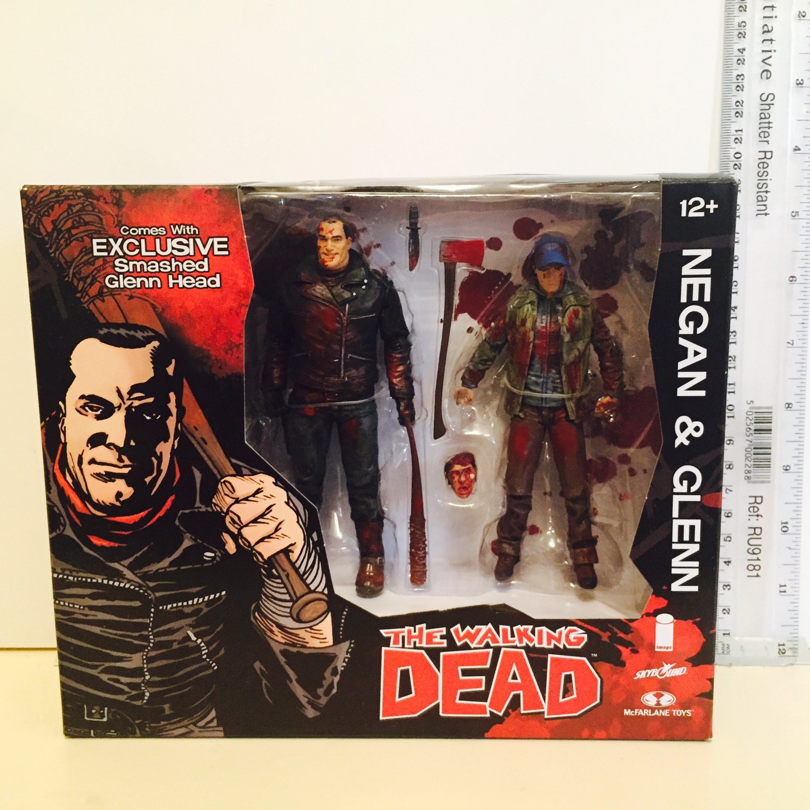 McFARLANE Walking Dead Negan & Glenn Skybound Exc Color Comic figura 2 Pack McFARLANE Walking Dead Negan & Glenn Skybound Exc Color Comic figura 2 Pack