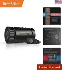 4” RAXIAL Duct Booster Fan with Speed Control - Ideal for Basements & Kitchens