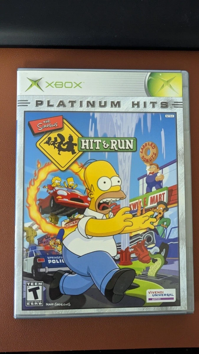 Simpsons hit and run xbox 1 sale