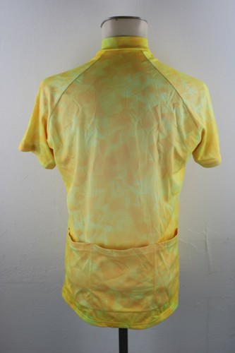 Maglia ciclismo Assos vintage anni 90 Sportline gialla taglia XL 56 cm ciclismo bike shirt PZ17 - Foto 2 di 2