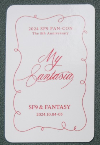 SF9 My 8antasia Fan-Con 8th Anniversary 2024 Member Photocards Official POB - Picture 68 of 79