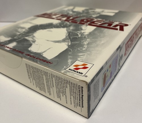 METAL GEAR SOLID + VR MISSIONS PC PC GAME WINDOWS 95 VINTAGE USA 2000 BIG BOX - Picture 14 of 24