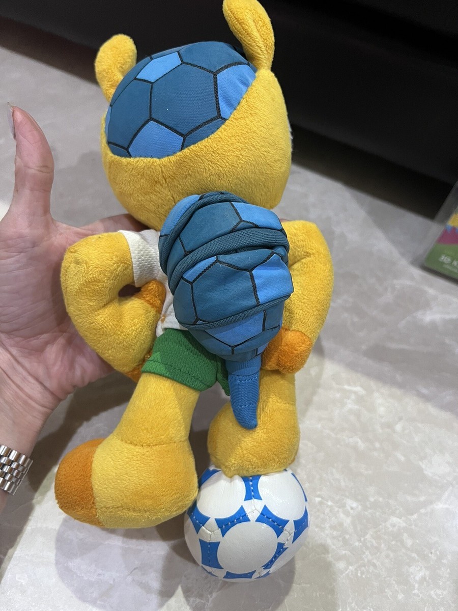 FIFA 2014 World Cup Brazil Brasil Fuleco Plush Stuffed Animal