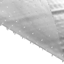 RESILIA Clear Vinyl Plastic Floor Runner/Protector for Low-Pile Carpet - Easy to