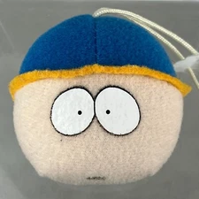 1999 A La Carte South Park Eric Cartman 2.5" Head Plush Keychain Germany
