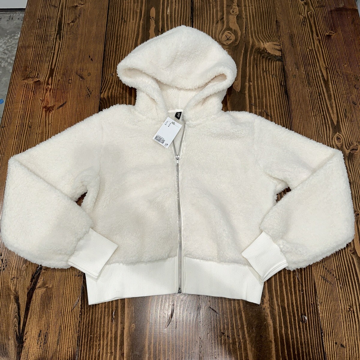 NWT DIVIDED by H&M Full-Zip Cropped Hoodie Women's Medium