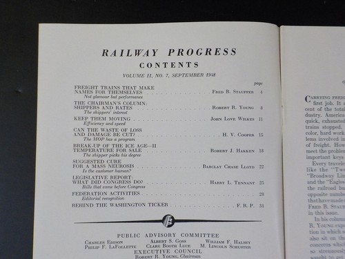 Trenes de carga Railway Progress 1948 septiembre que hacen nombre - Imagen 2 de 2