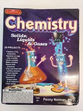 Science Wiz Chemistry Set - Solids Liquids Gases - 29 Projects, Penny Norman NEW