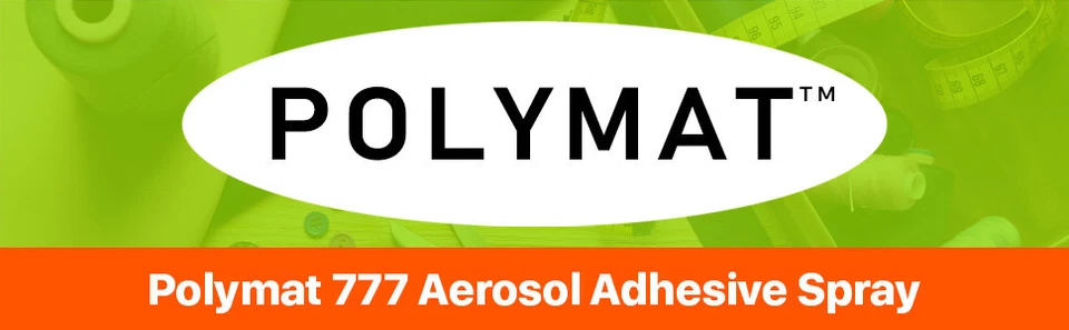 QTY6 12oz cans Polymat 777 Glue Spray Multipurpose Adhesive High Tack Fast Dry - Image 2 of 4