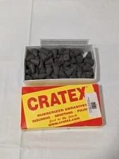 CRATEX Rubberized Point 5/8" Max Diam x 7/8" Long, Taper Qty 100 14 M