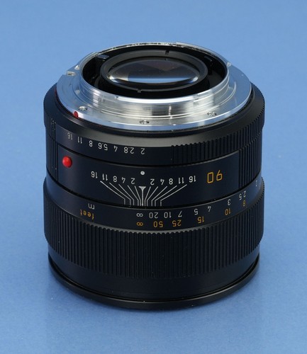 LEICA LEITZ 90MM SUMMICRON-R F2 2ND V PRE APO ASPH 11254 3RD CAM LENS +BOX +CAPS - Picture 5 of 5