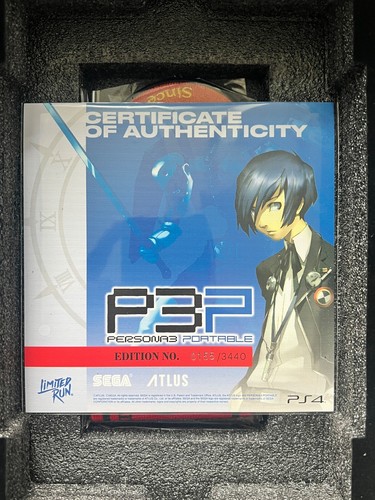 BRAND NEW PERSONA 3 PORTABLE S.E.E.S. EDITION LIMITED RUN GAMES /570 XBOX - Picture 5 of 7