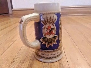 VINTAGE-SPECIAL-EDITION-BUDWEISER-Stein-MUG-CLYDESDALE-HORSES-Anheuser-Busch