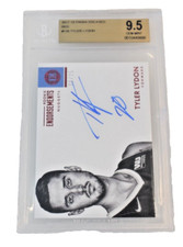 2017 Encased Endorsements Green /5 Tyler Lydon BGS 9.5 GEM MINT Rookie Auto RC