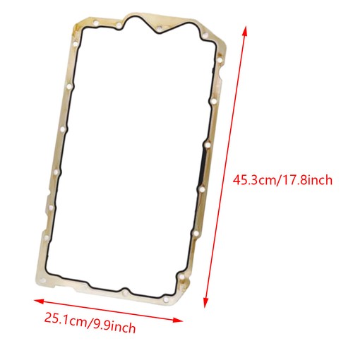 Engine Oil Pan Gasket 11137511224 Fit for BMW 1 Series (E81) 116 i 2007-2011 - Picture 4 of 6