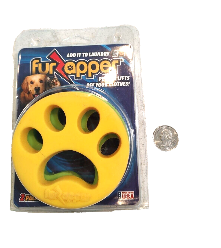 FurZapper Pet Hair Remover For Laundry Reusable Dog Cat Removes Fur