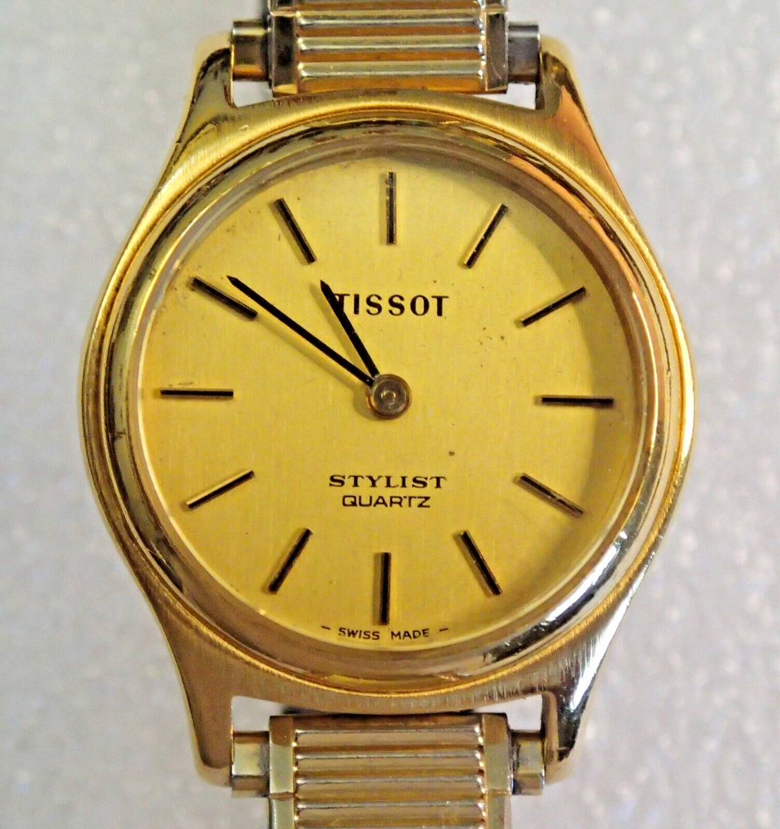 TISSOT STYLIST Quartz Gold Women's Wristwatch - Rare | eBay