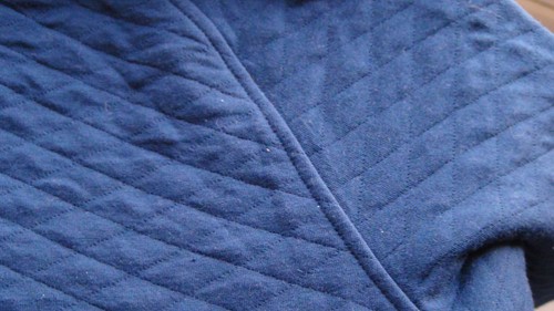 Men's Quilted Snap Pullover Sweatshirt Cotton Polyester Soft Warm Blue Size S - Picture 9 of 24