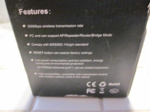Aervy 300Mbps WiFi Range Extender, Model CF-WR302S, Internet Booster, White, NEW - Picture 4 of 4