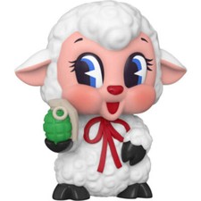 Villainous Valentines Darling the Lamb Paka Paka Pop de 3,75 pulgadas. Figura de