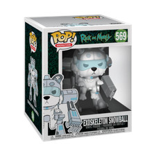 Funko Pop! Vinyl Super 6": Rick and Morty - Exoskeleton Snowball  (6 inch) #569