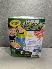 CRAYOLA Marker Airbrush Set Sprayer Kit Turn Markers into Spray Art